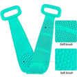 Smart silikon ryggskrubber för bad - 2 sidor &amp; handtag. Hypoallergen (11 x 76 cm) - Diverse badrumstillbehör - Seniorliving