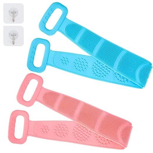 Smart silikon ryggskrubber för bad - 2 sidor &amp; handtag. Hypoallergen (11 x 76 cm) - Diverse badrumstillbehör - Seniorliving