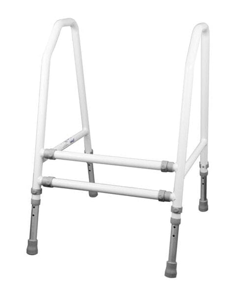 Ställbart golvmonterat toalettstöd - passar alla toaletter. Lätt att installera! - Toaletthöjare - Seniorliving