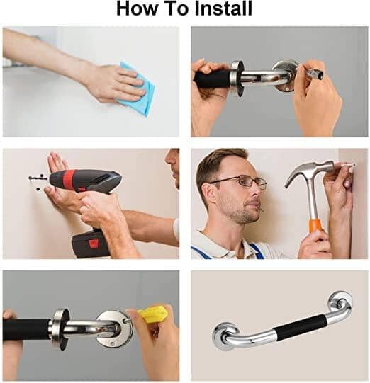 Stödhandtag med halkfritt gummihandtag (300mm) - Köp det här! - Stödhandtag - Seniorliving