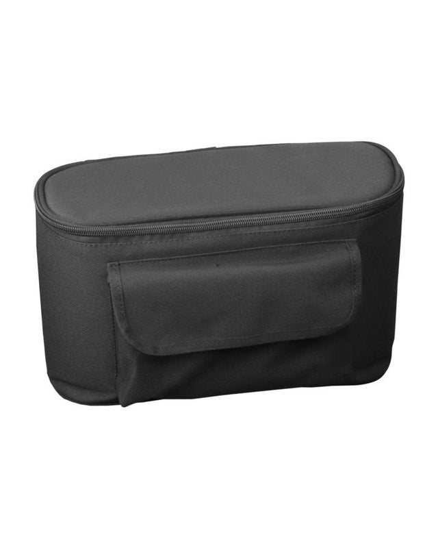 Svart rullstolsväska 31x21x14 cm - Praktisk förvaring för ditt armstöd, med justerbara fack - Rullstolsväska - Seniorliving