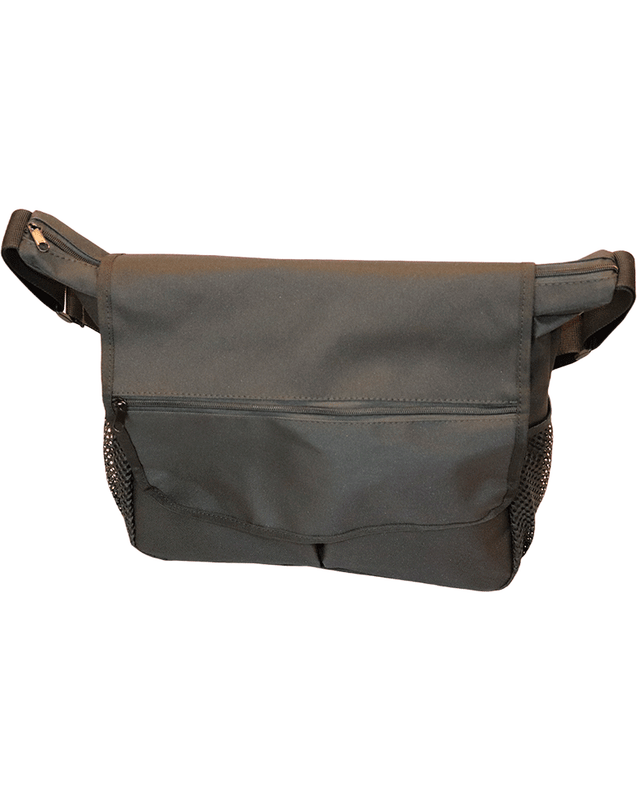 Svart rullstolsväska 35x31x12 cm - Praktisk och klassisk axelväska för din rullstol - Rullstolsväska - Seniorliving