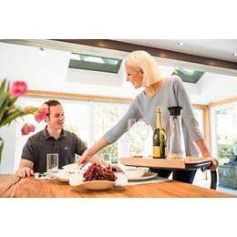 TILLBEHÖR - Brickbord, med kanter och handtag (PAGE ROLLATOR) - Tillbehör till sidan - Seniorliving