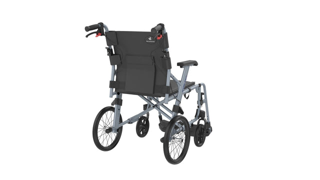 "TRAVEL - LIGHT" ICON35 lätt reserullstol (8,2 kg). Vikbar och tar minimalt med utrymme. - Seniorliving