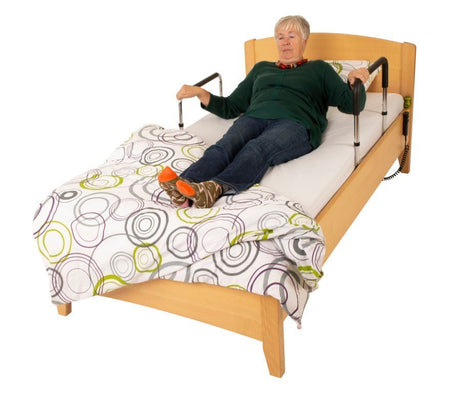 TWIN - dubbelsidig sänghäst - perfekt stöd och säkerhet. Justerbar höjd &amp; djup - Sänghäst - Seniorliving