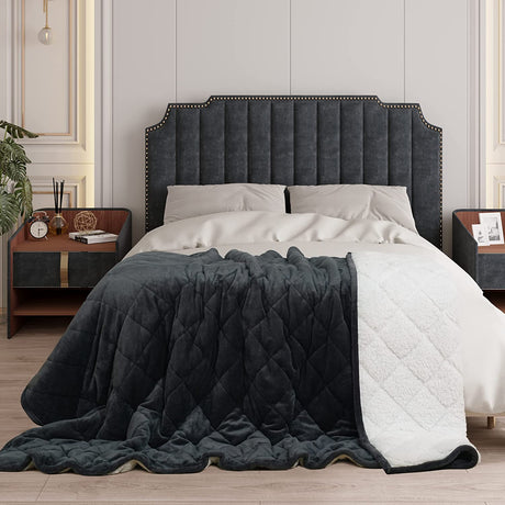 Tyngd filt - Mjuk och fluffig. 7 kg. (135 x200) Få en god natts sömn! - Vägt täcke - Seniorliving