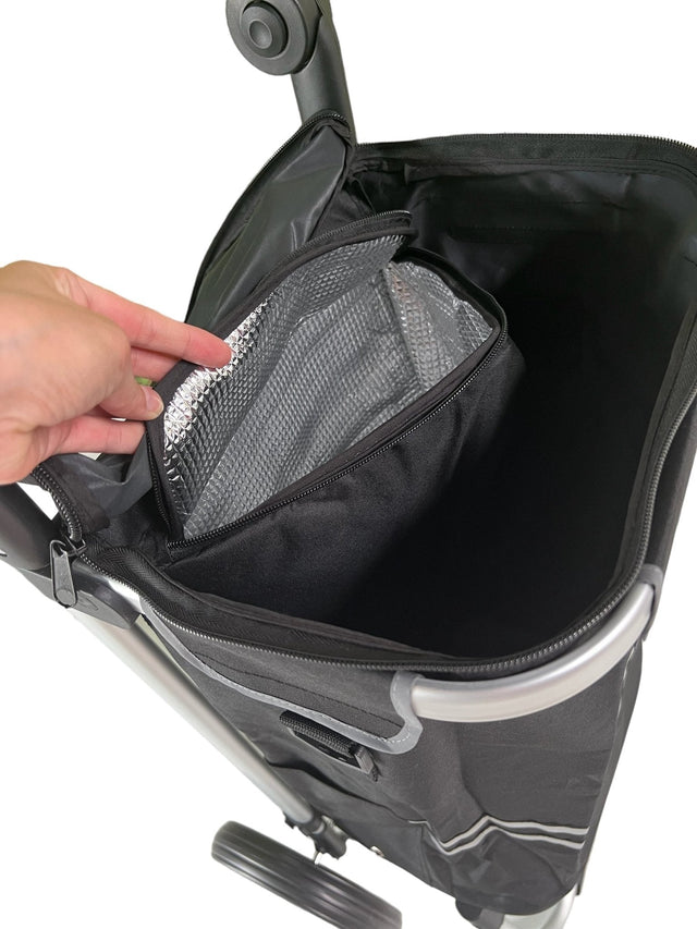 "Ultra lätt, praktisk &amp; multifunktionell kundvagn med kylande termosfack - Perfekt för shoppingresor" - Kundvagn - Shopper - Seniorliving