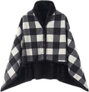 Varm mysig poncho inomhus - One size. Mjuk &amp; läcker fleece med knappar. - Poncho - Seniorliving