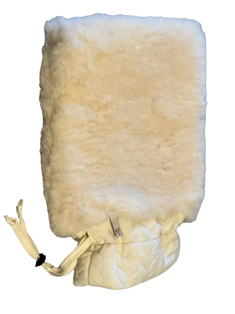 Varmvattenflaska med äkta mjukt lammskinn - Lyx &amp; maximalt välbefinnande. 1 liter - varmvattensflaska - Seniorliving