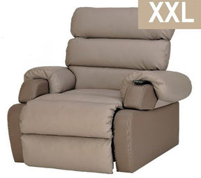 "XXL COCOON" Læne/hvilestol. Sædebredde 65 cm. Beriatrisk. Hæve/sænke funktion - senior stol - Seniorliving