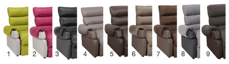 "XXL COCOON" Læne/hvilestol. Sædebredde 65 cm. Beriatrisk. Hæve/sænke funktion - senior stol - Seniorliving